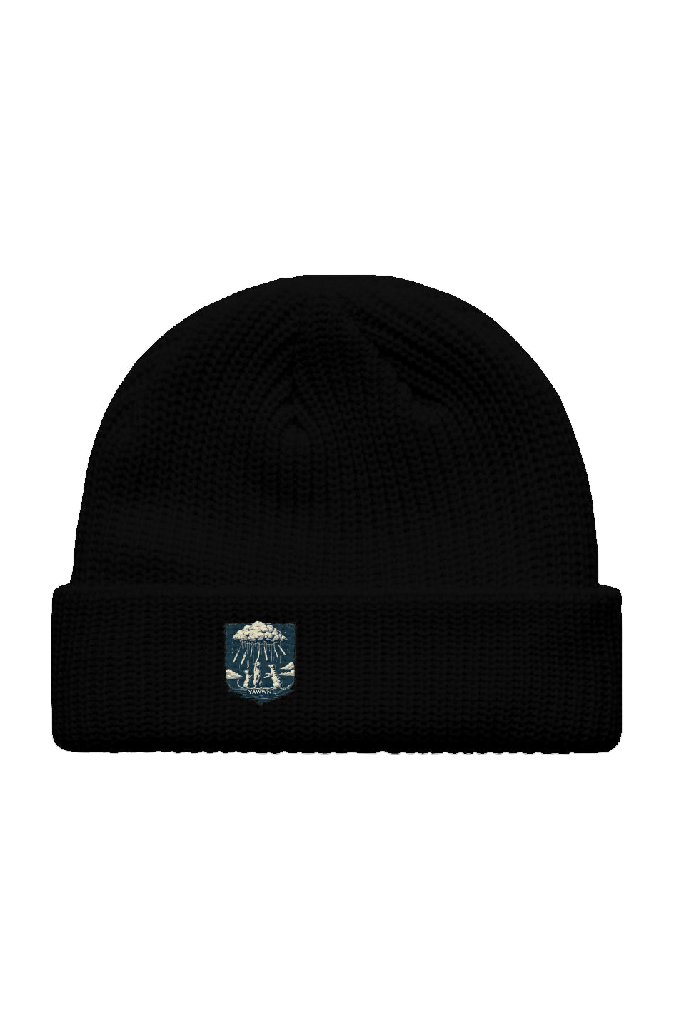 Yawwn Embroidered Fisherman Beanie