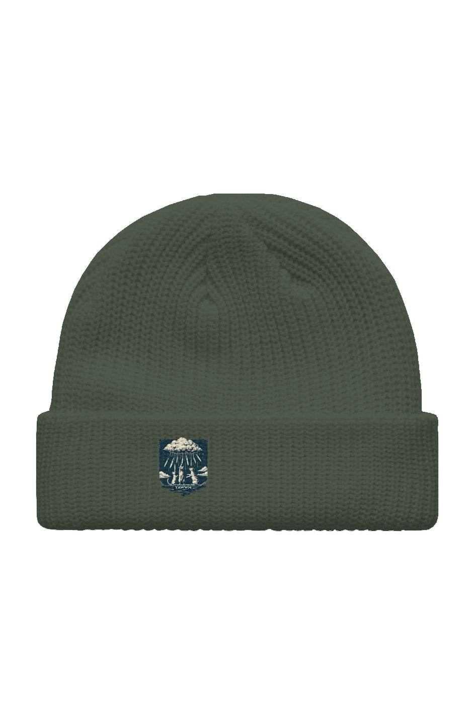 Yawwn Embroidered Fisherman Beanie